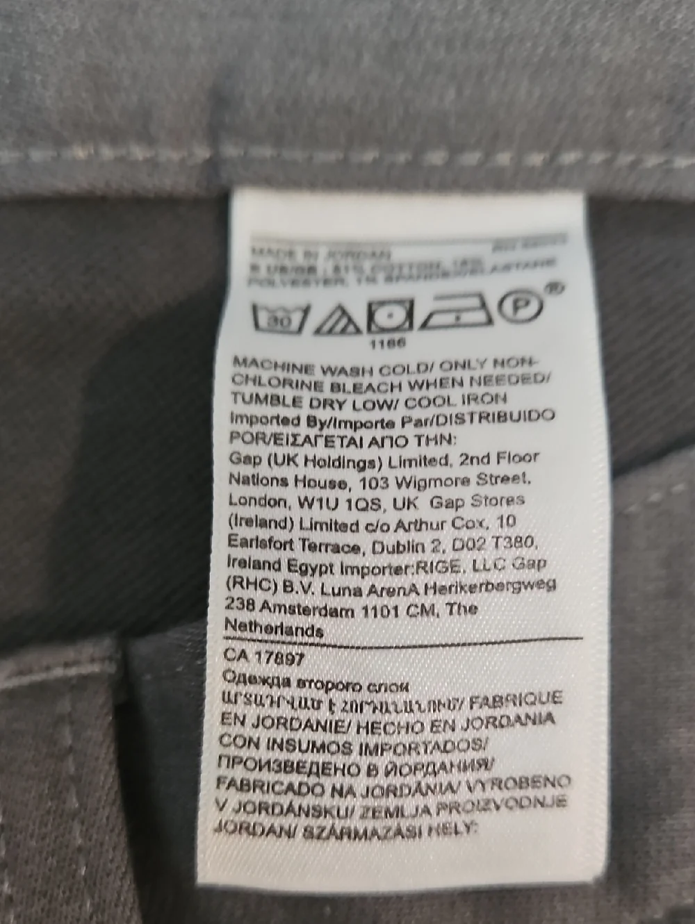 Banana Republic Slim Traveler Pants Men 36 Heathered Grey